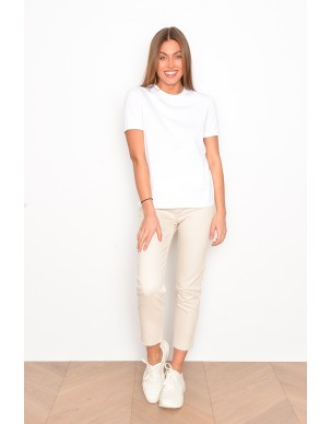 Balti moteriški marškinėliai, moteriški drabužiai internetu, Pieces drabužiai