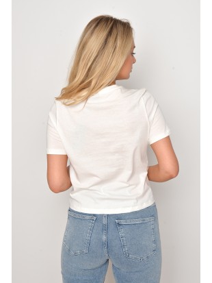 Balti marškinėliai moterims, Vero moda, drabužių parduotuvės