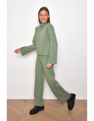 Žalios vero moda kelnės, drabužiai internetu