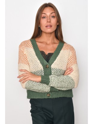 Stilingas spalvotas megztinis, drabužiai internetu