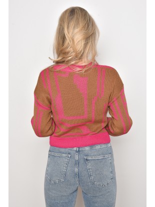 Dviejų spalvų megztinis, noisy may drabužiai