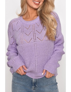 Alyvinės spalvos megztinis su neriniais, Pieces drabužiai